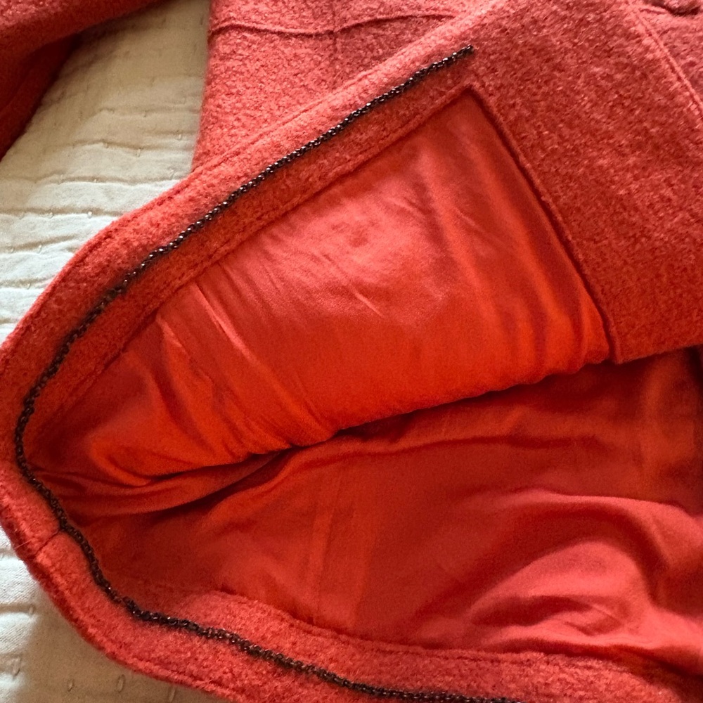 Chanel Wool Blazer with Floral pin - Picture 8 of 13